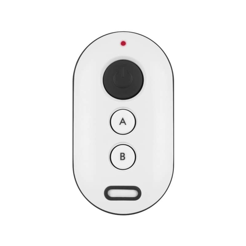 Controle Remoto Intelbras XTR 1000 Anticlonagem Branco e Preto Portões Garagem Controle de Acesso Condominial Residencia