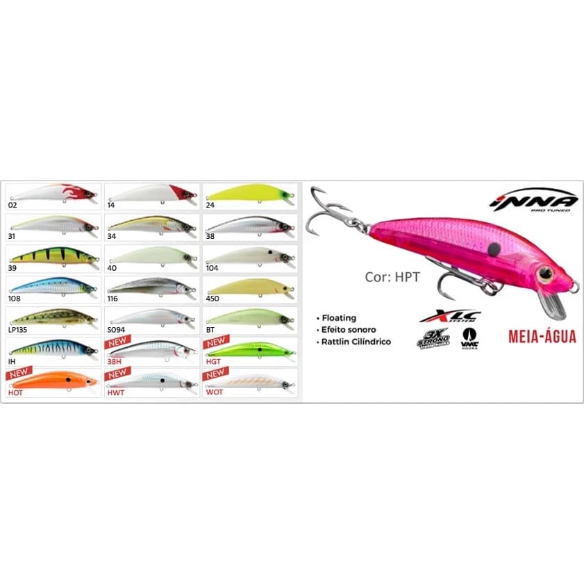 Marine Sports Isca Artificial  Inna Pro Tuned 60 - 6cm  5.7g