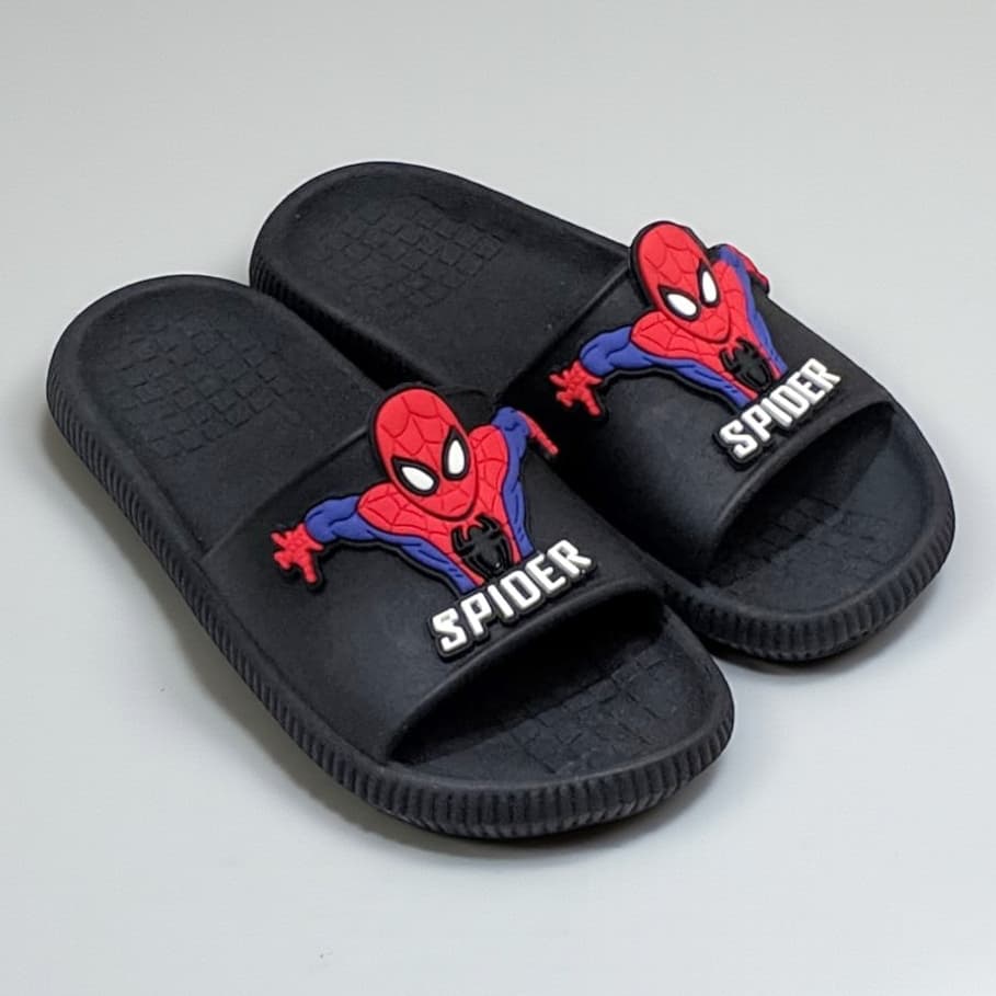 Chinelo Infanti Menino Personagem Aranha Slide Confortável e Anatômico