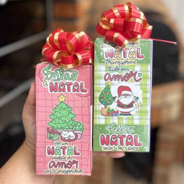 Lembrancinha Natal presente sabonete natura mimo final de ano