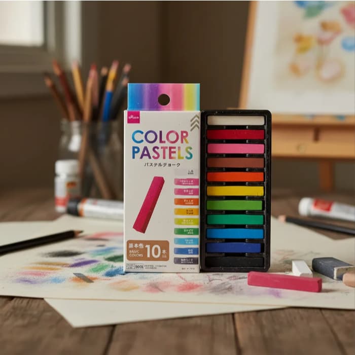 Giz Pastel Seco até 20 Cores Florescentes e Neon Desenhar Biscuit Mechas de cabelos