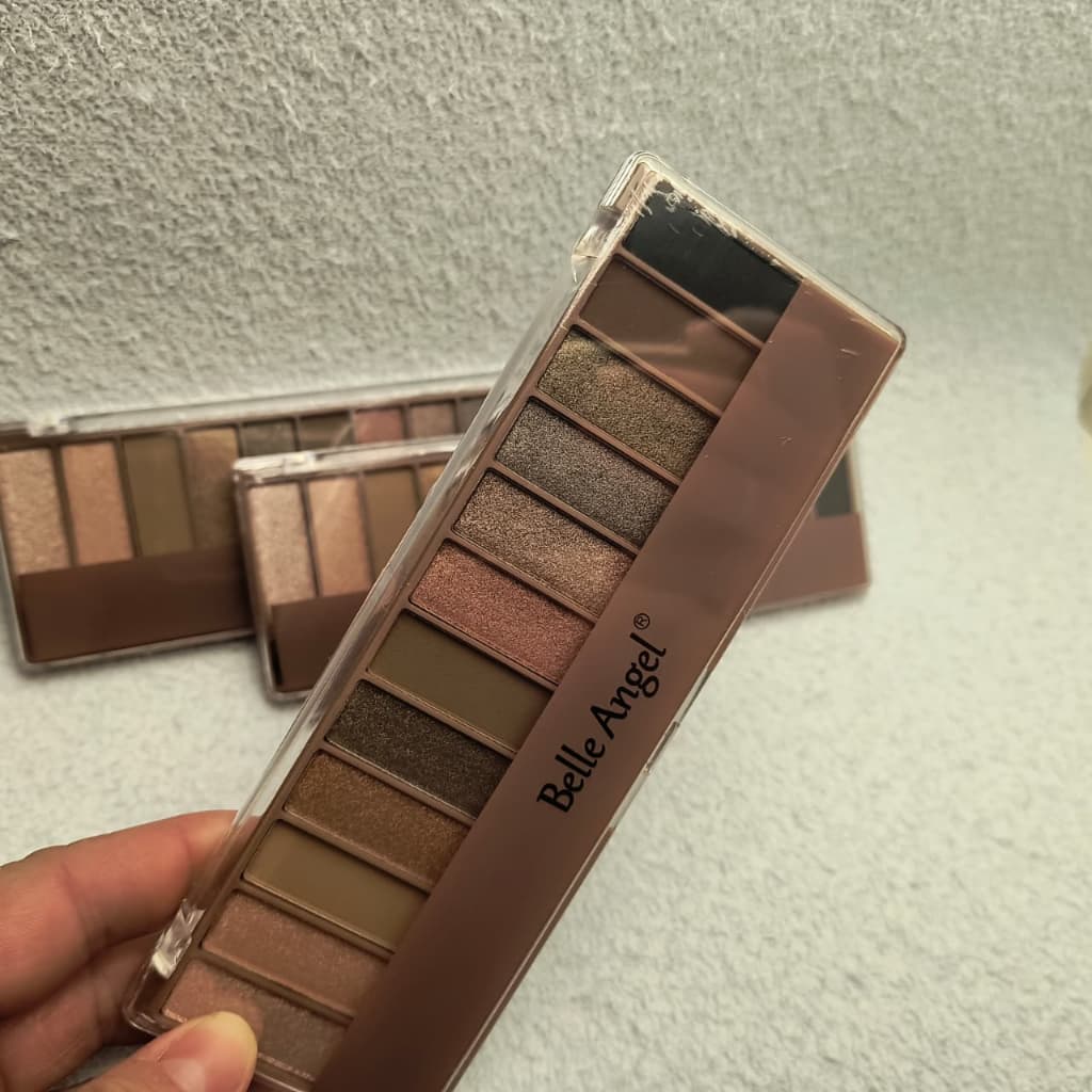 Paleta de Sombras Belle Angel 12 Cores – Alta Pigmentação | Make Profissional