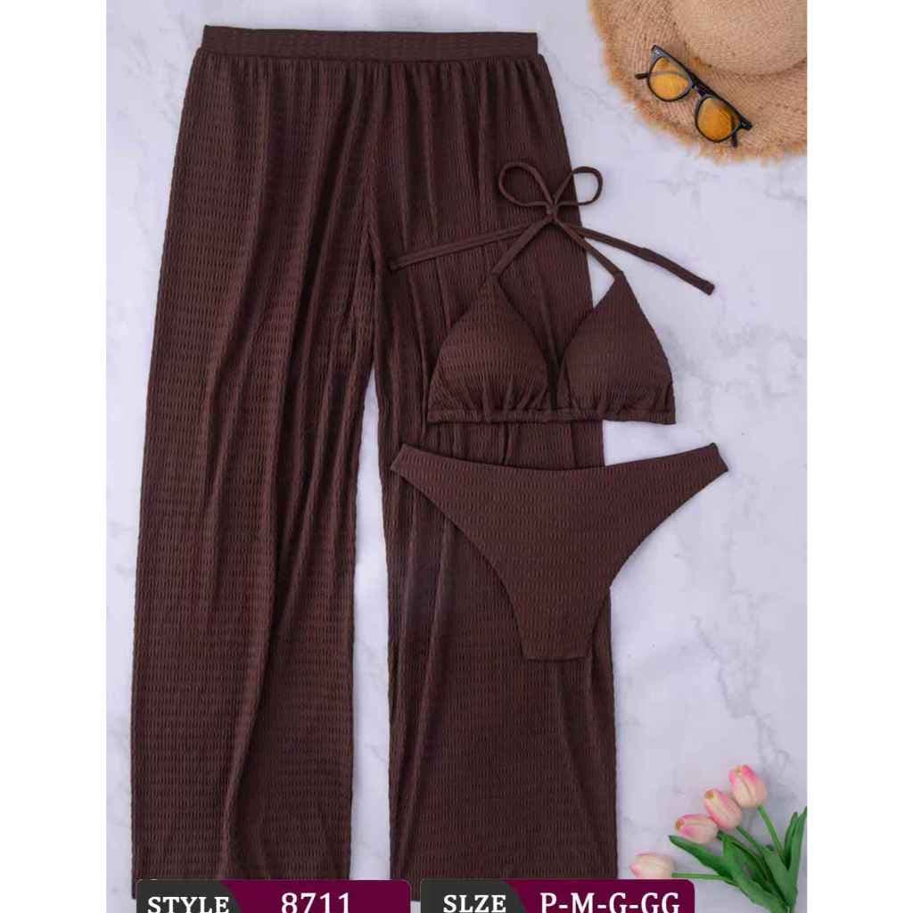 Conjunto Pantalona Feminina e Top | Moda Casual Chic – Tendência 8711- 2025