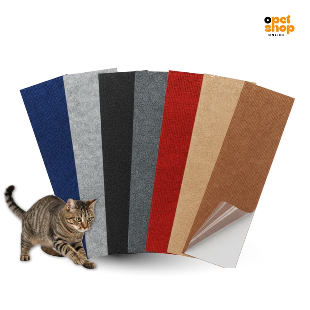 Arranhador Carpete Adesivo Premium para Gato e Protetor de Móveis – 9 x 48 cm