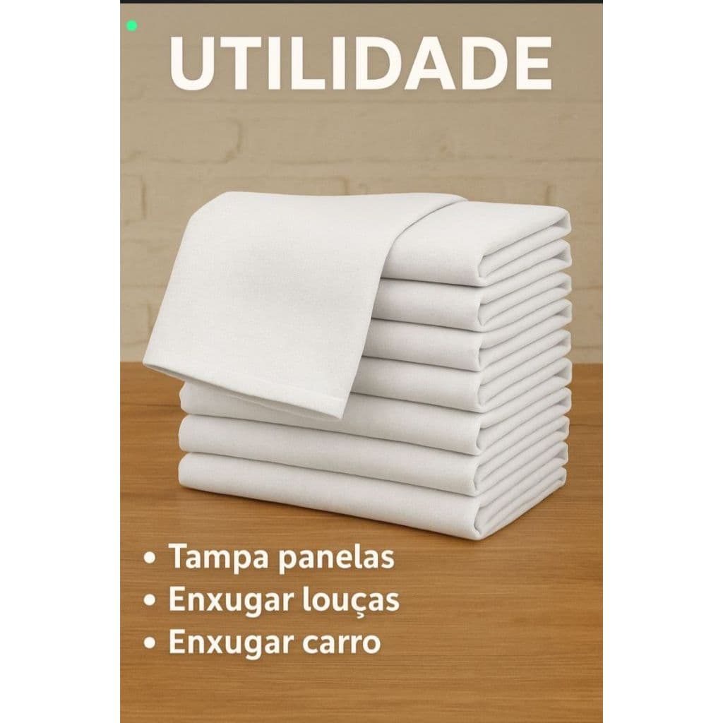 kit 5 Pano de Prato100% Algodão – Maciez e Absorção
