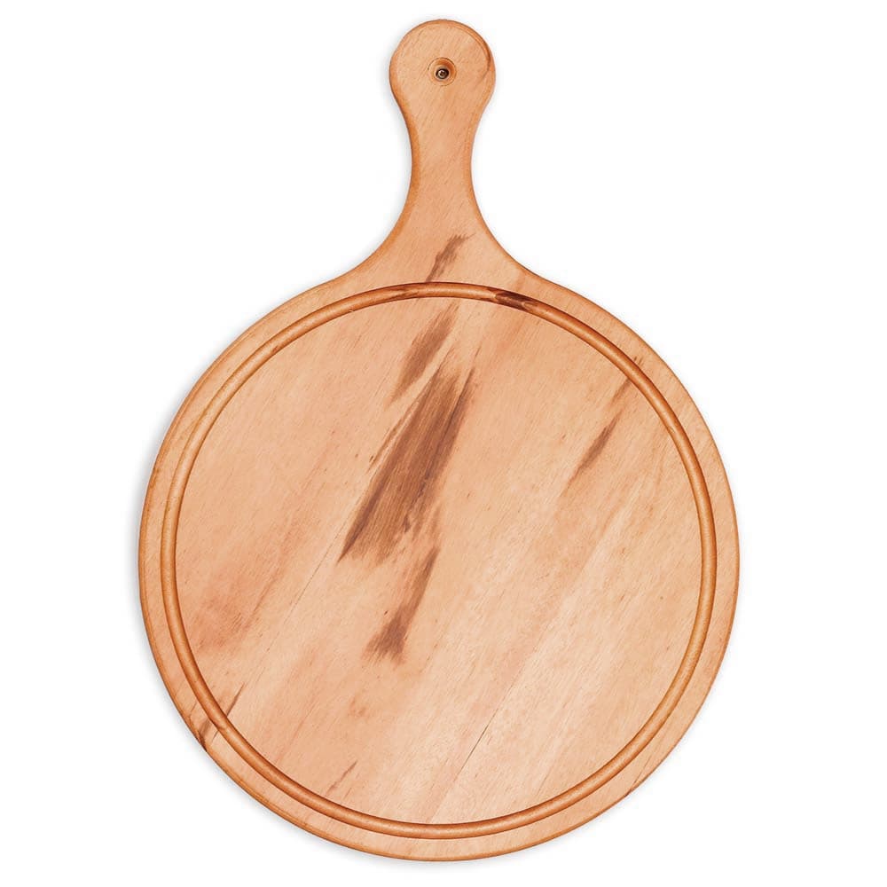 Tábua para Polenta Pizza Carne e Cortes em Geral - Multiuso - Grande 50cm - Madeira Nobre - Gourmet
