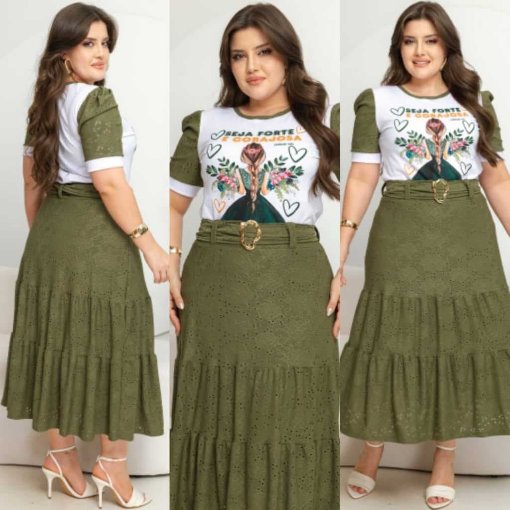 conjunto feminino moda evangélica conjunto elegante versátil