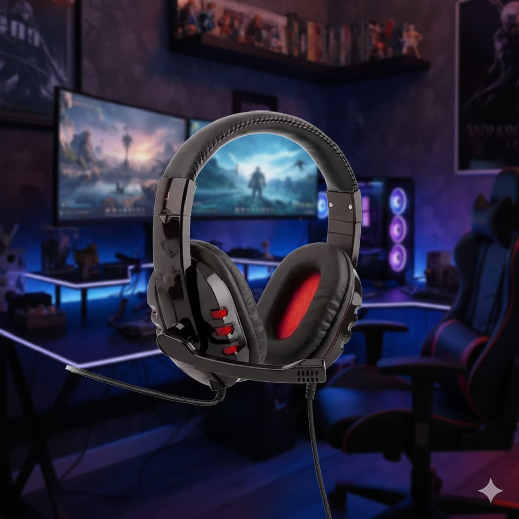 Fone Headset Estéreo Fone Gamer Inova 8639