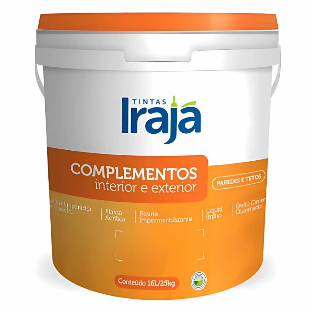 Tinta Acrílica Econômica Profissional Irajá Branco Gelo 16L – Acabamento Fosco Interior