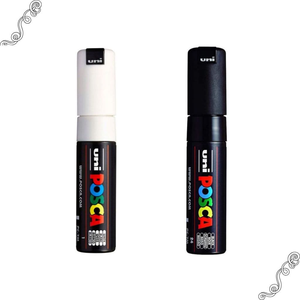Caneta Pincel Marcador Multiuso PC-7M 4.5-5.5mm Posca