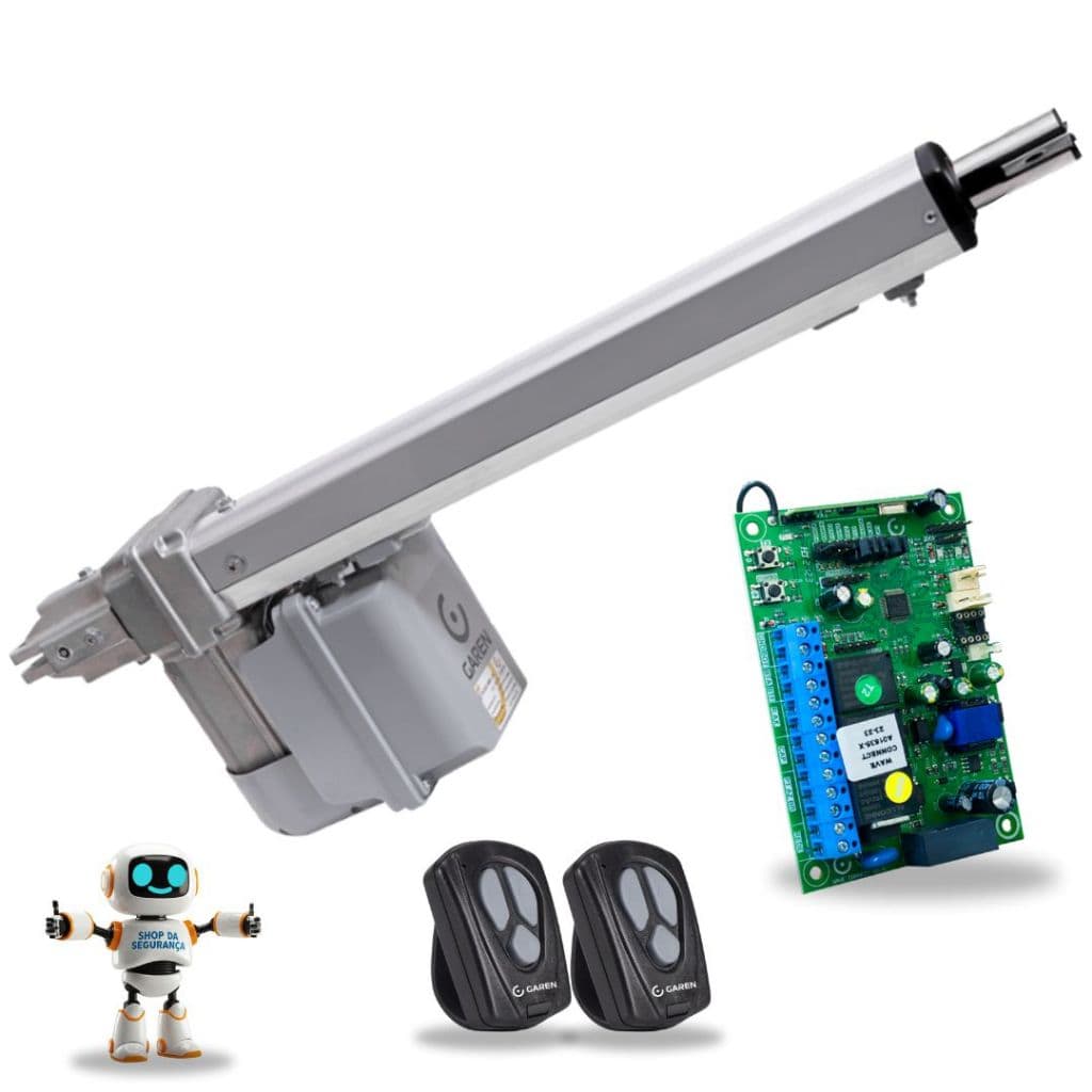 Kit Motor para Portão Pivotante 1/2hp 75cm Abre Portão Até 2m Garen 220v