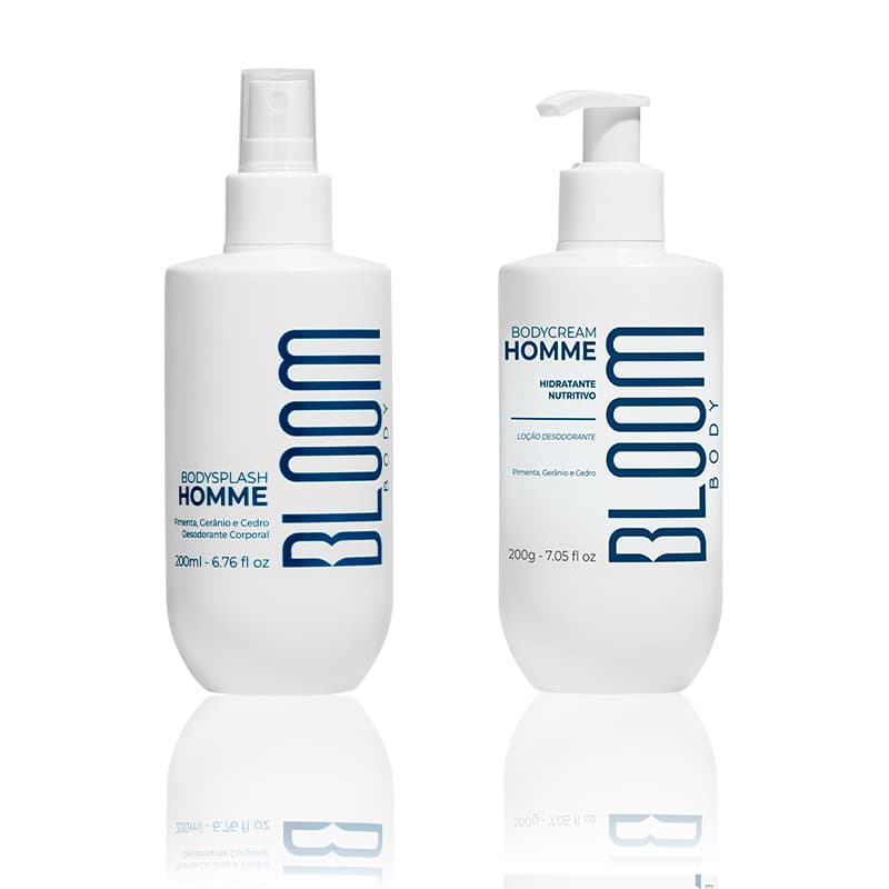 Kit Body Cream e Body Splash Masculino - Homme