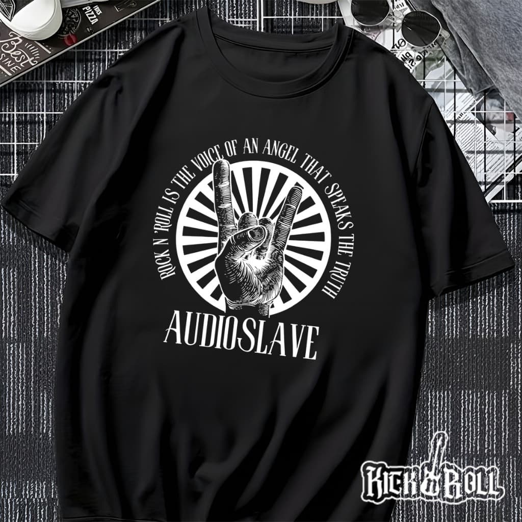 Camiseta Unissex De Rock Audioslave Rock N Roll