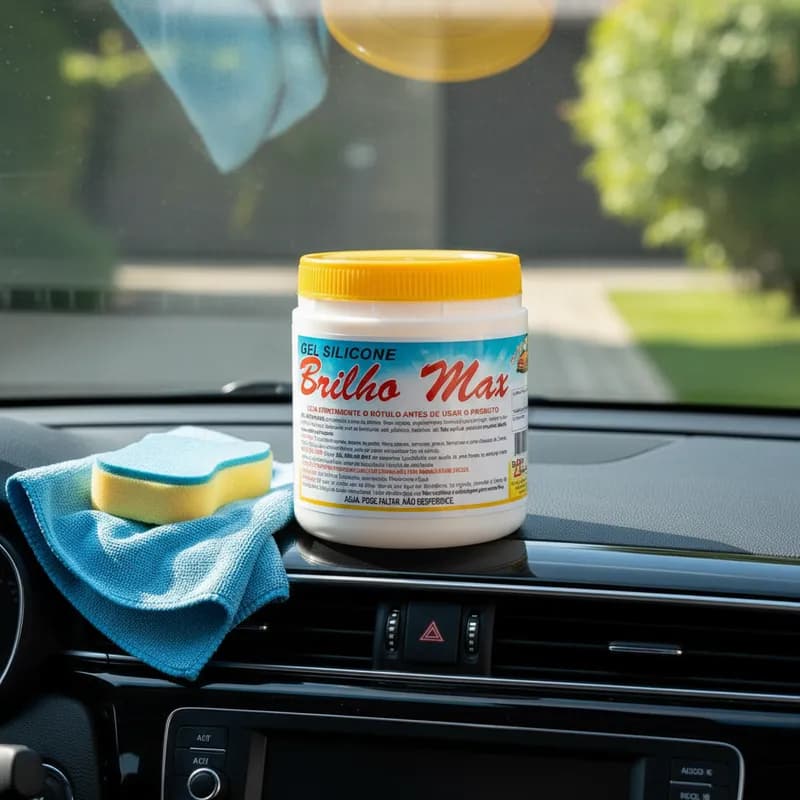 KIT 5 Gel Silicone Pneus Limpa Protege Brilho Revitaliza Borracha 750g Basy Quimica