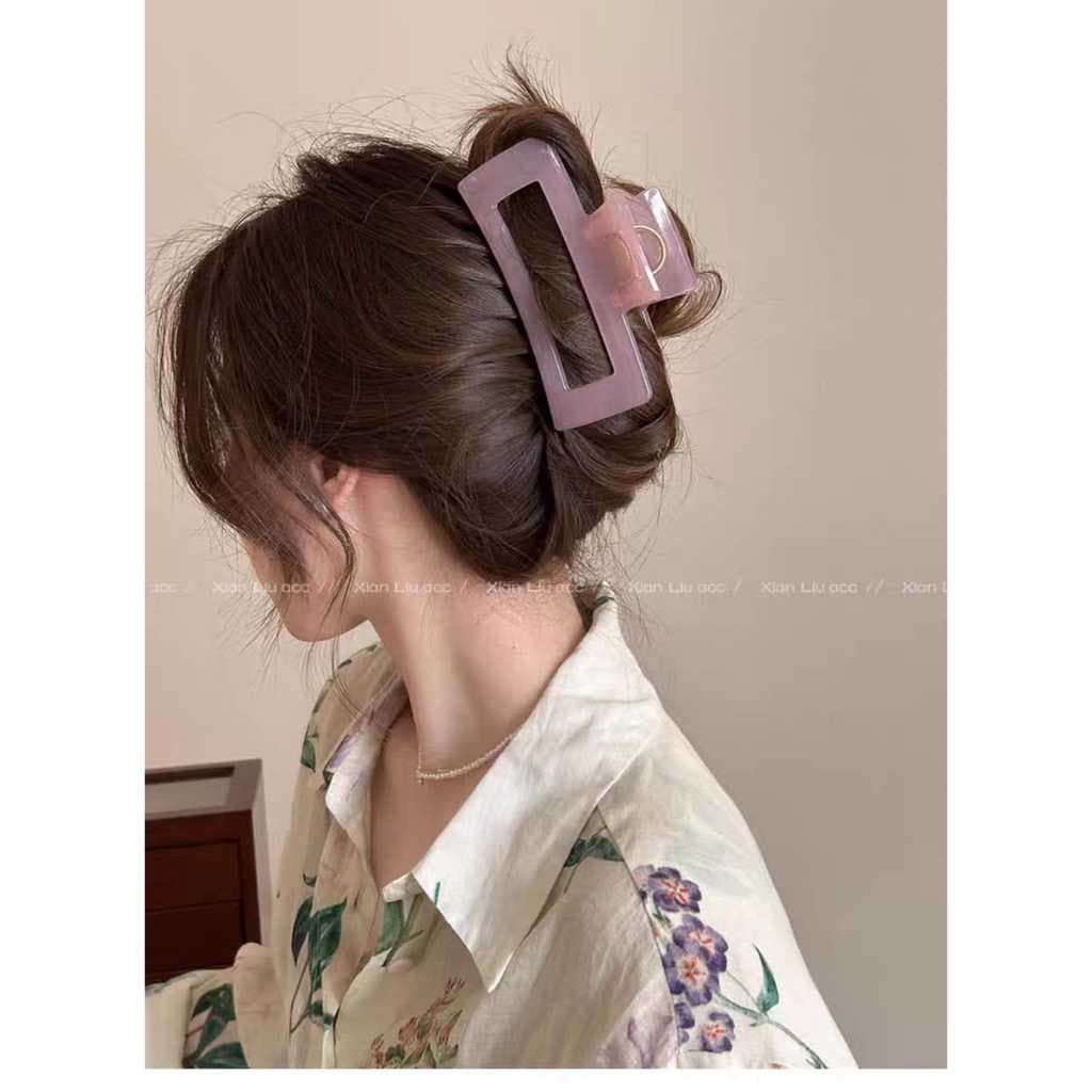 1/3/6 Piranha Presilha Grampos de Cabelo Feminino  Grande Piranha de silicone nao quebra