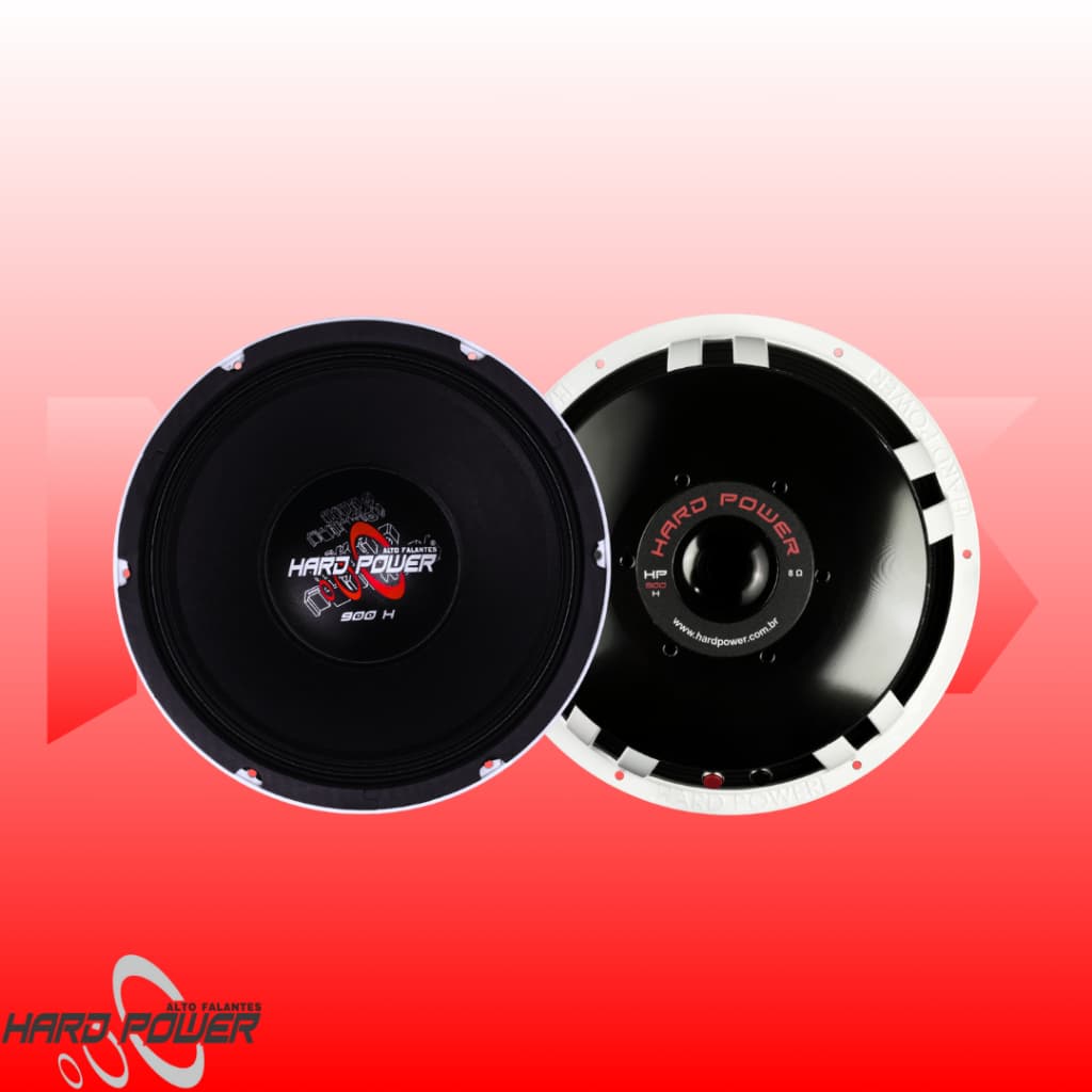 Alto Falante Woofer 12 Pol Hard Power Hp900 900w Rms 8 Ohms