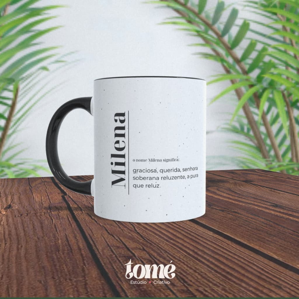Caneca com Significado do Nome • Presente Afetivo Personalizado