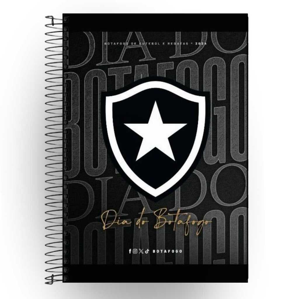 Caderno Personalizado Botafogo | Capa Dura Plastificada | 1 a 20 Matérias | Escolar e Universitário | Envio Rápido