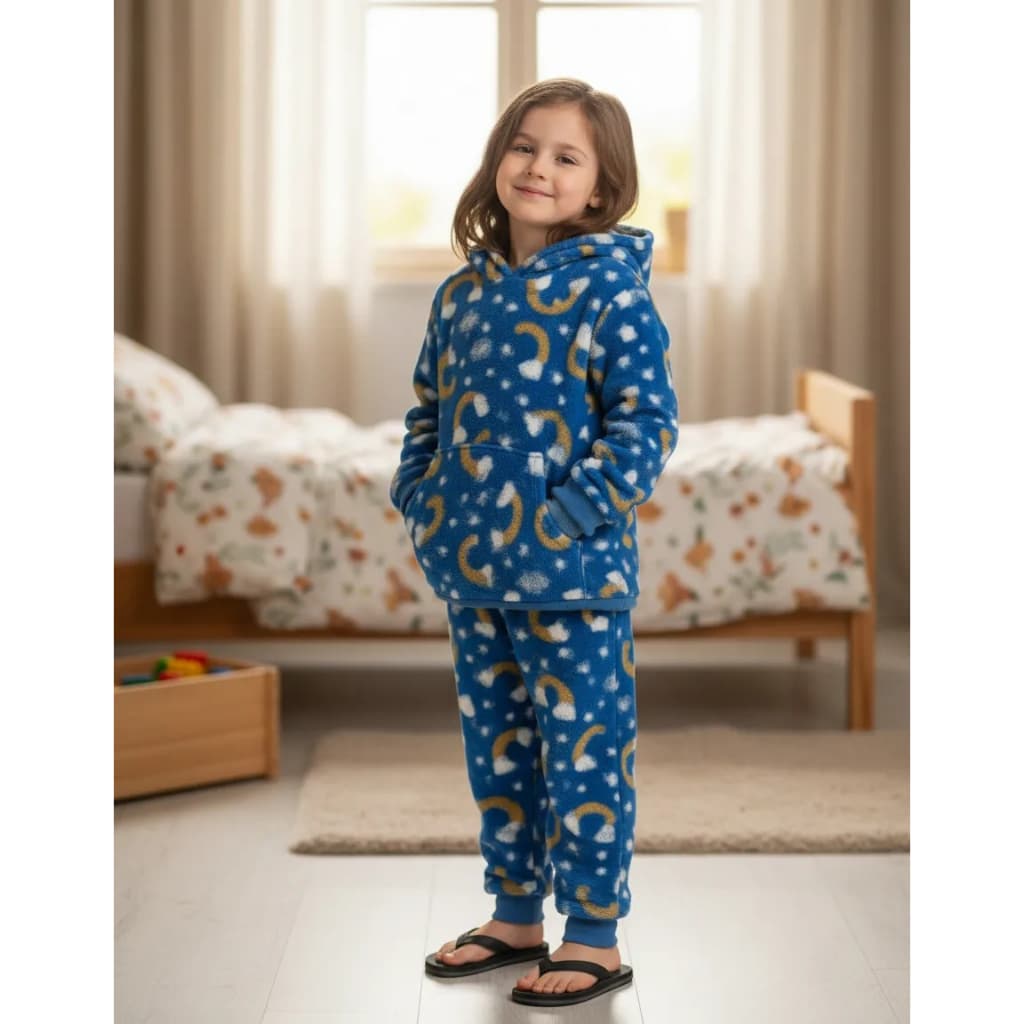 Pijama Infantil Quentinho De Arco-íris
