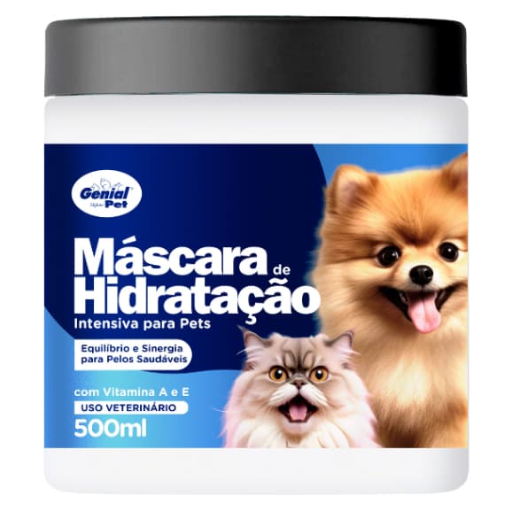Máscara de Hidratação Intensa 500g para Cães e Gatos