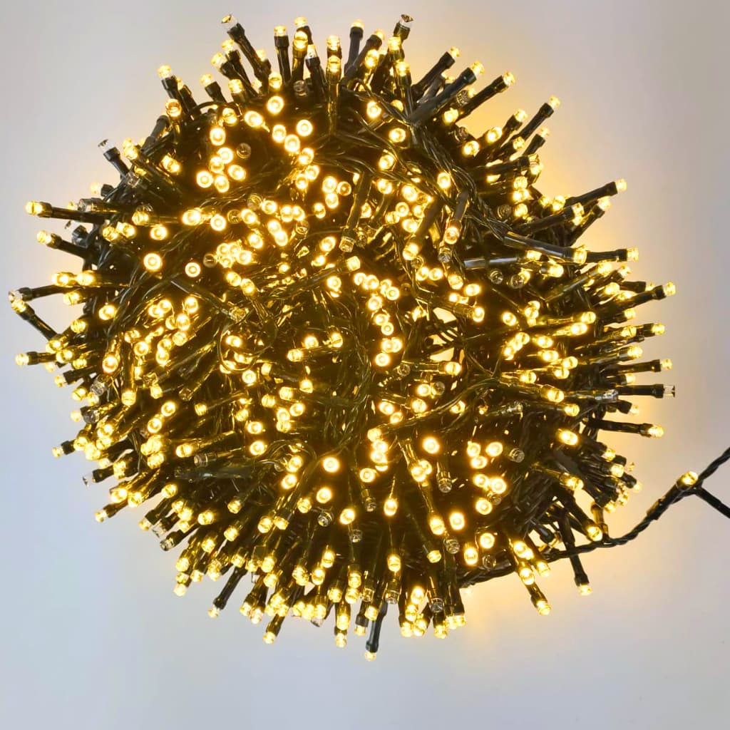 Pisca Natal Led Estrobo 20m 900 Leds Branco Quente Bivolt