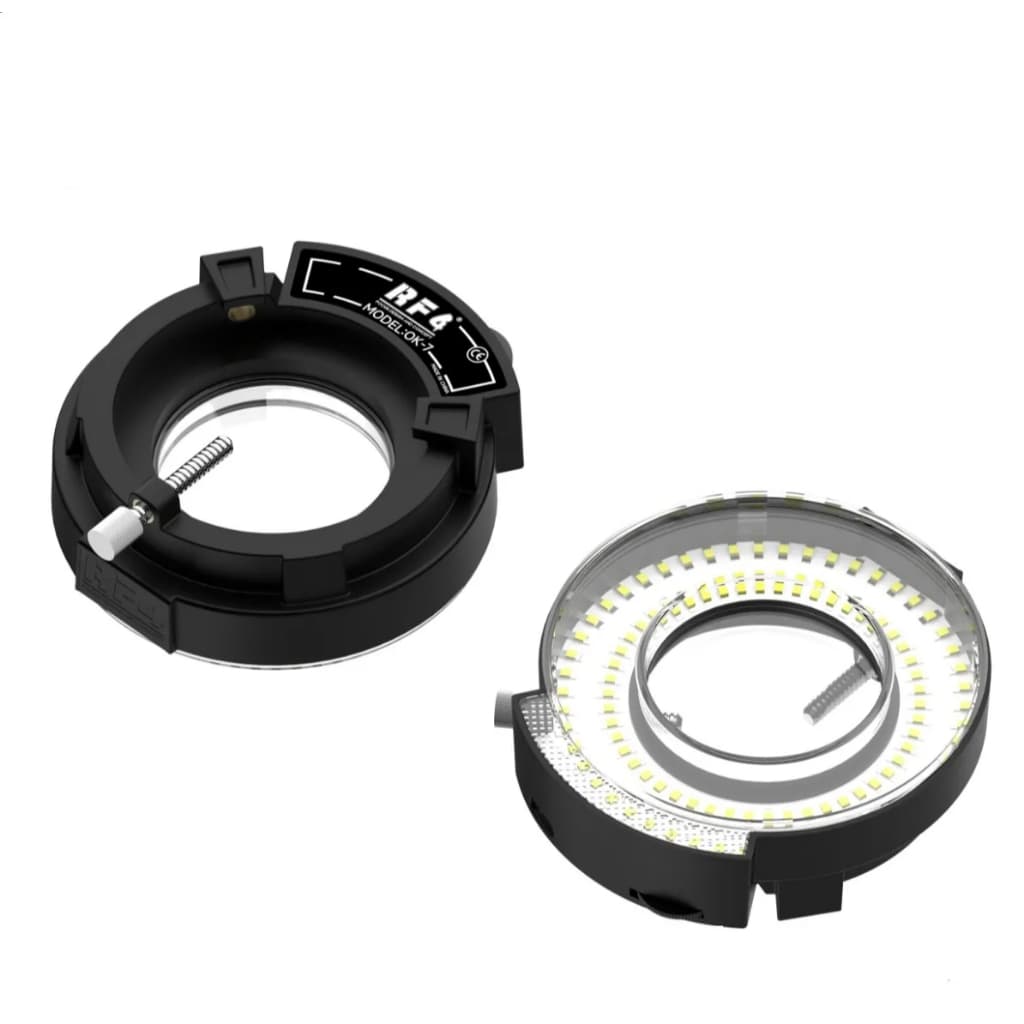 RF4 OK-7 Luminária/ Lâmpada ajustável LED para Microscópio Estereoscópico Binocular/Trinocular