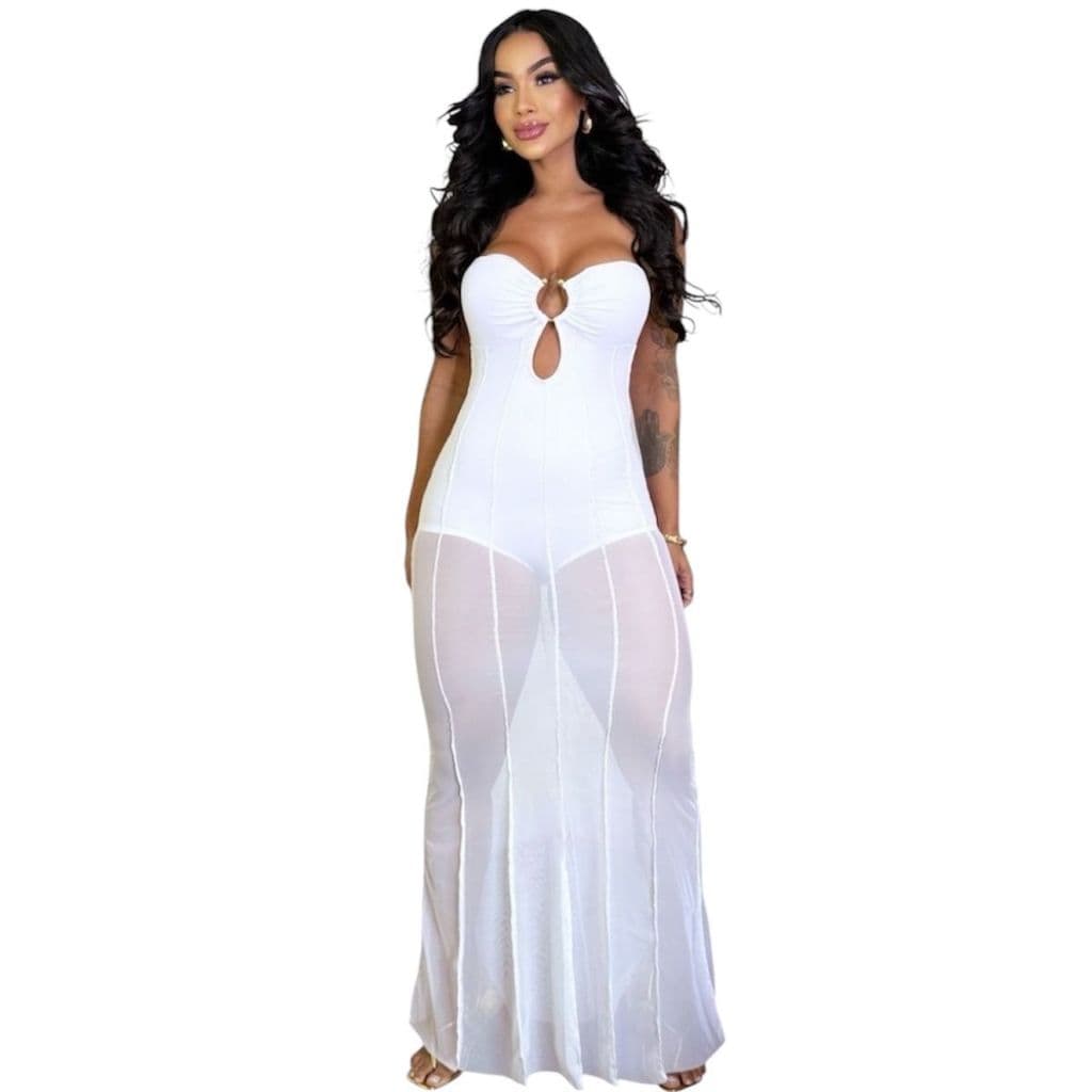 LANÇAMENTO!!!! Vestido Branco Ano Novo Festas e Réveillon 2026
