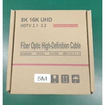 5M/10M/20M/3OM/4M0/50M/60M/70M/100M  8K 2.1  2.2  Cabo HDMI Fibra Optica