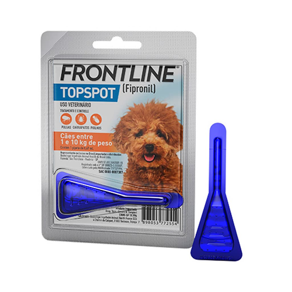 Frontline Top Spot Cães 1 a 10 kg 1 dose