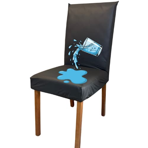 Kit Capa para Cadeiras de Jantar Couro Sintético Impermeável 2 4 6 ou 8 Lugares Decoração
