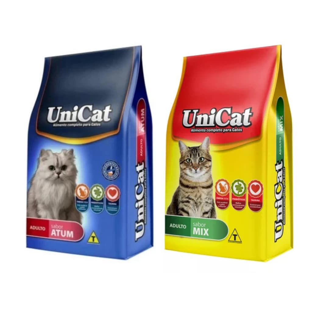 Unicat Ração Gatos Adultos Atum e Mix 10,1kg