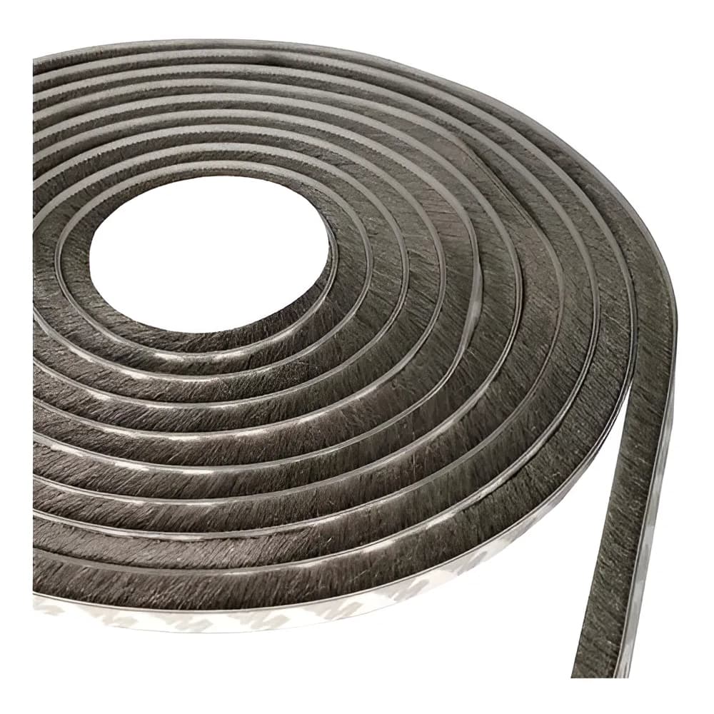 Veda fresta Escova 10x7mm Cinza Escuro 5m