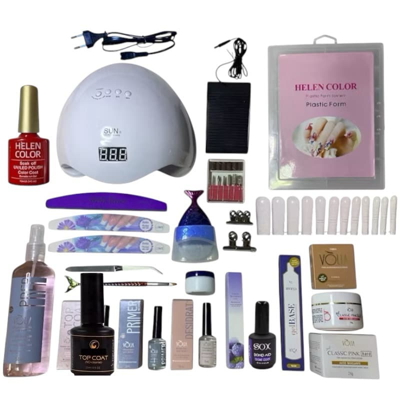 Kit Completo Volia + Cabine 48w Bvolt-unhas Gel