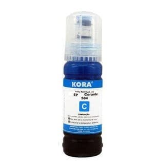 Tinta Compatível Refil Bulk Kora Corante 70 ml 504/544 Ciano EP