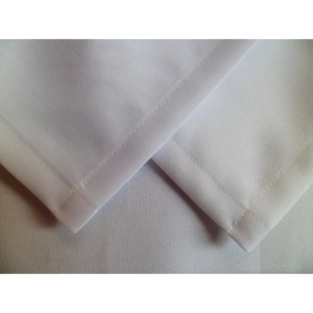 Kit 20 Peças Guardanapo Tecido Oxford Liso Branco