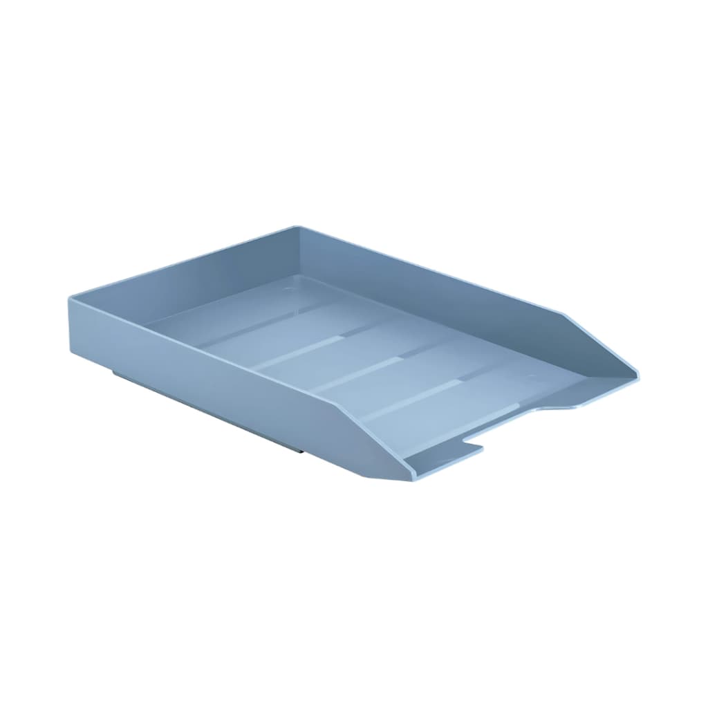 Caixa Para Correspondência Modular Acrimet Bandeja Organizadora Empilhável Escritório Acrimet 211 Cor: Azul Sólido