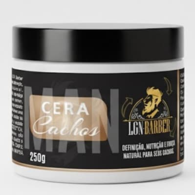 Cera Para Cachos 250g – Definição Profissional + Hidratação - LGN Barber