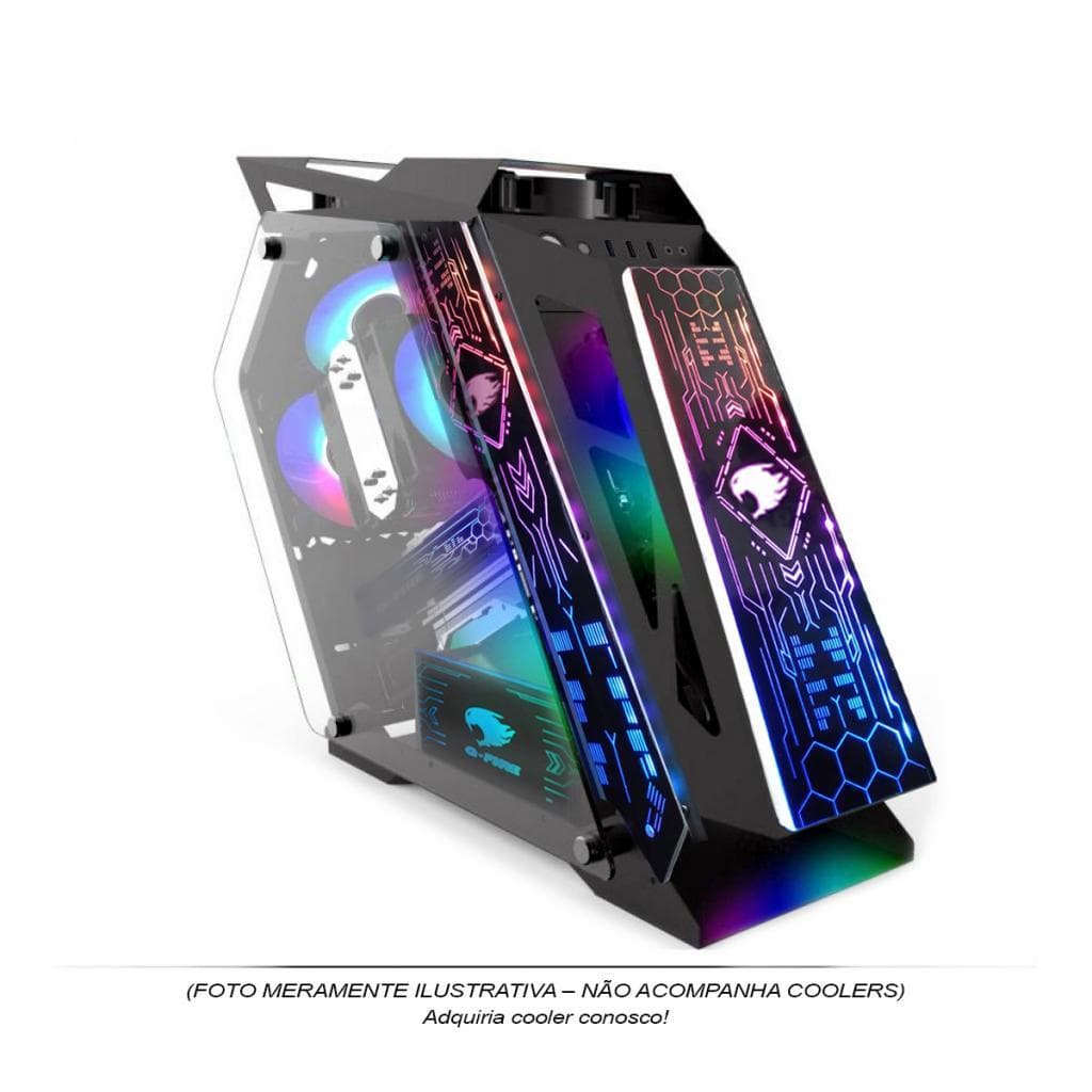 Gabinete Gamer Micro ATX com Design inovador estilo CaseMod
