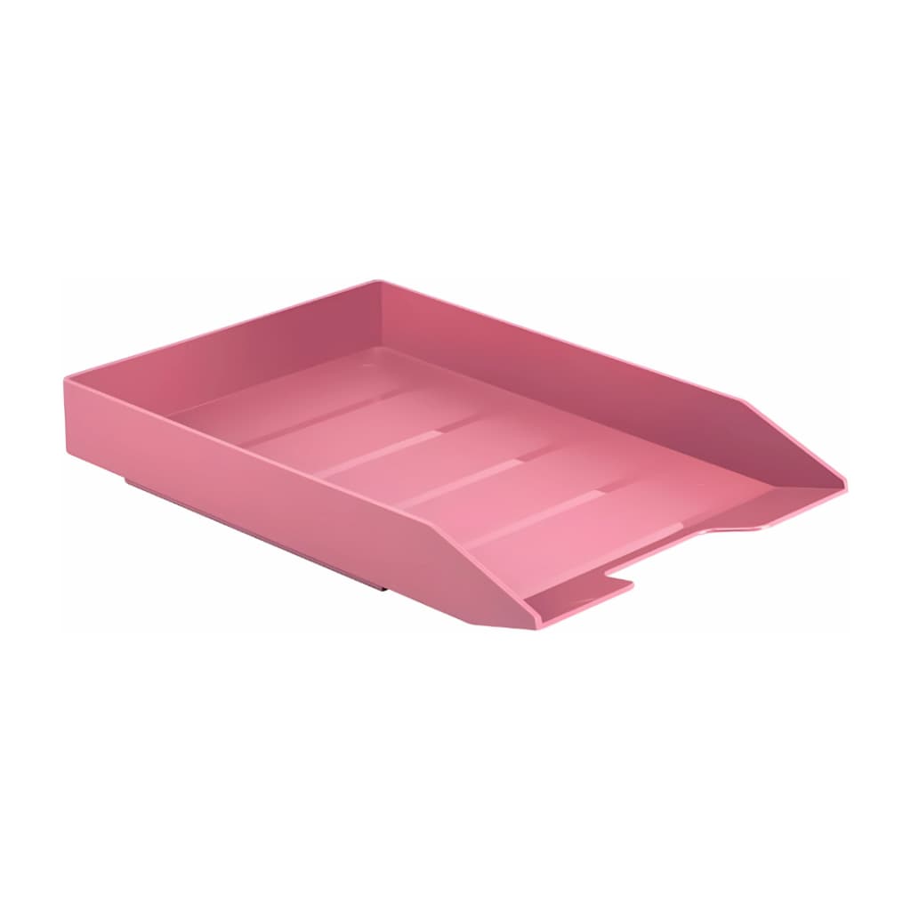 Caixa Para Correspondência Modular Acrimet Bandeja Organizadora Empilhável Escritório Acrimet 211 Cor: Rosa Sólido