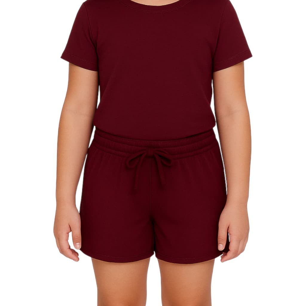 Short Tactel Infantil Juvenil Menina Moda Praia Tecido Leve Clube e Parque