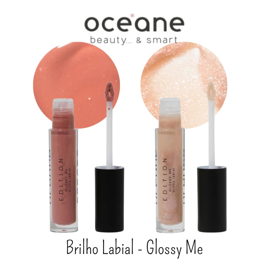 Gloss Labial Oceane Glossy Me Escolha Sua Cor - 4g (Shimmer-Brown Ou Glazed )