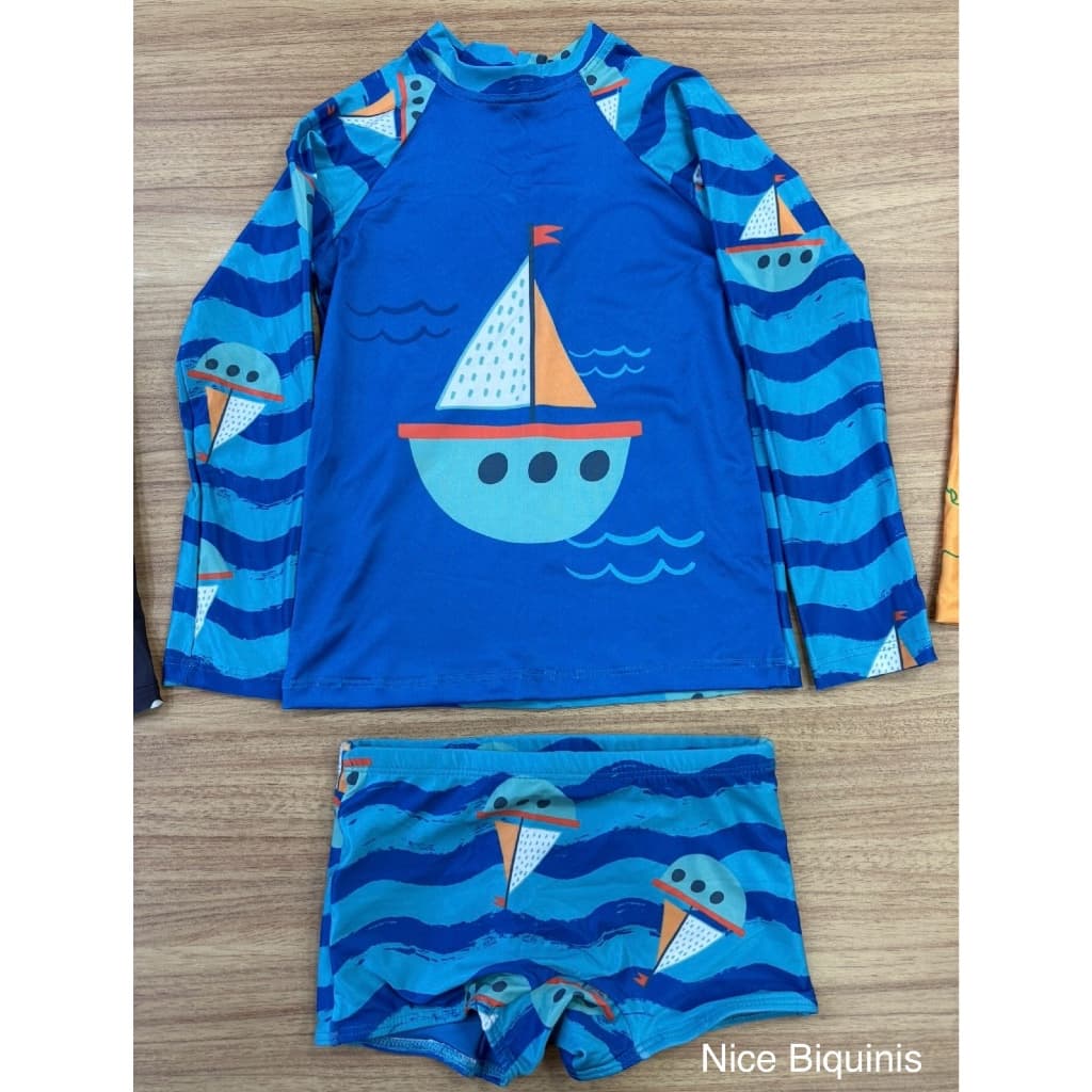 Conjunto infantil proteção UV50+, conjunto infantil manga longa