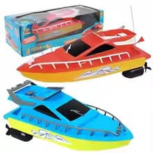 Barco RC de alta velocidade 2,4 GHz, controle remoto, elétrico à prova d'água, presente infantil.