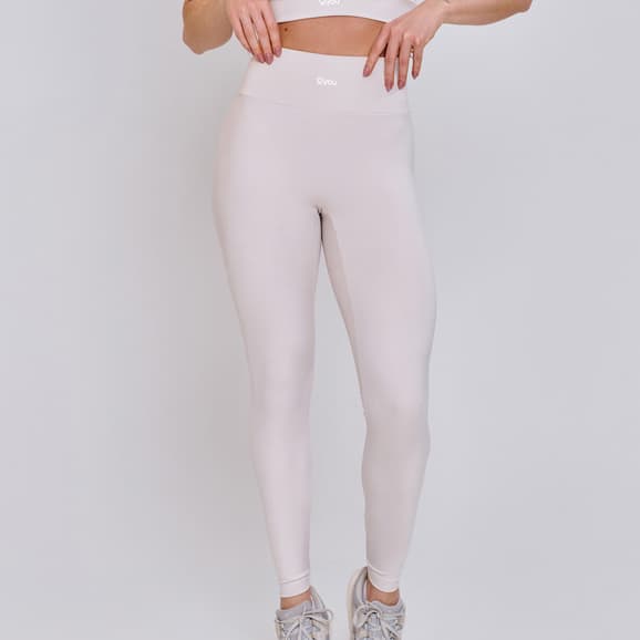 Calça Legging Academia Com Forro Elegante Tecido Fio Duplo Não Marca