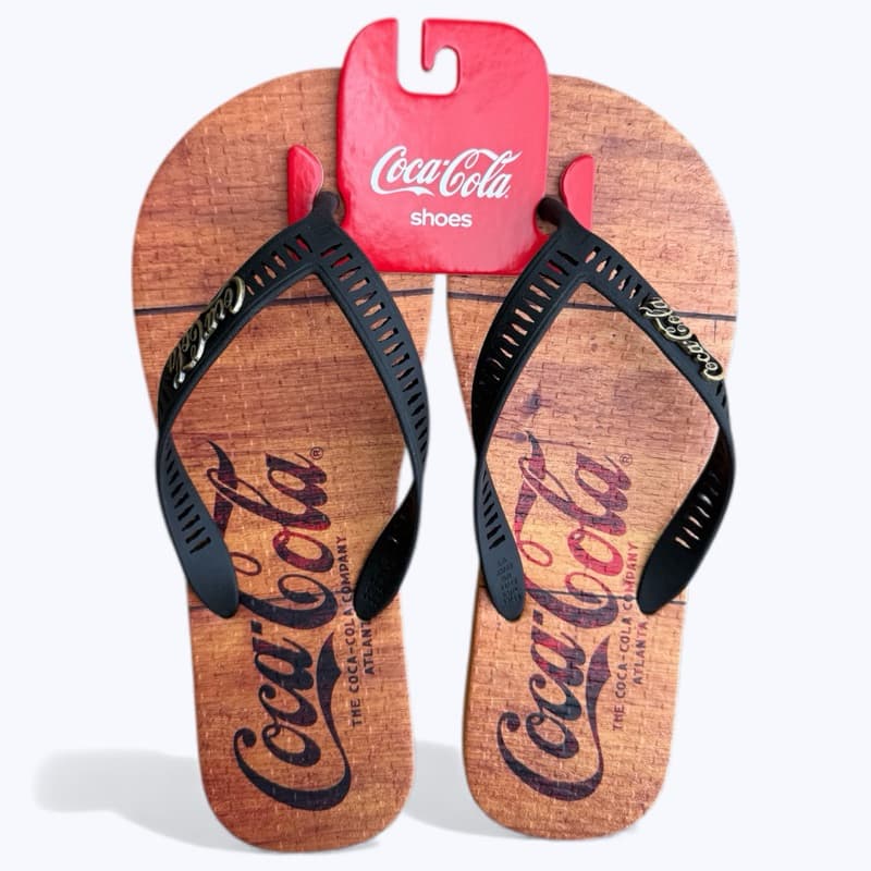 Chinelo Masculino Coca Cola Wood Olive Cc4772