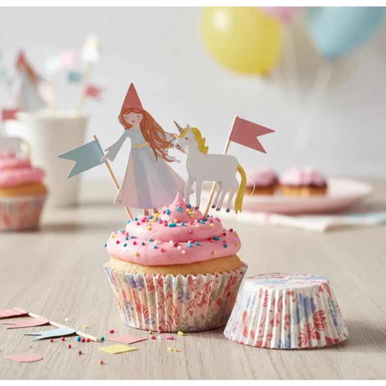 Kit Cupcake Princesa Meri Meri 24 Unidades  Linha Premium