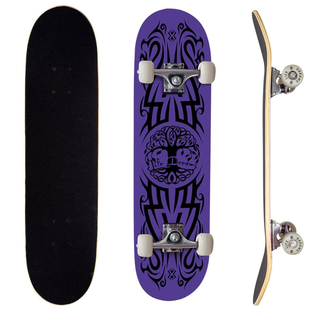Skate Street Completo Montado Semi Profissional PRO-1 100KG Life Dreams