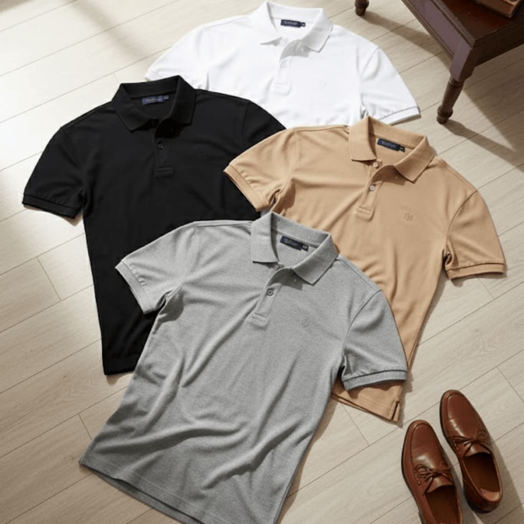 Kit 4 Polos Masculinas Conforto e da Versatilidade Conforto Estilo em Um Só Kit