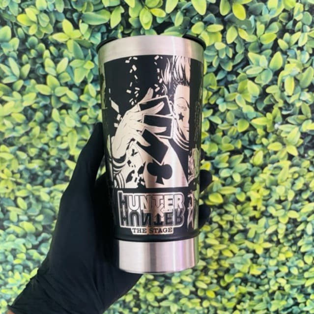 COPO TÉRMICO Hunter × Hunter personalizado a laser  360º PREMIUM