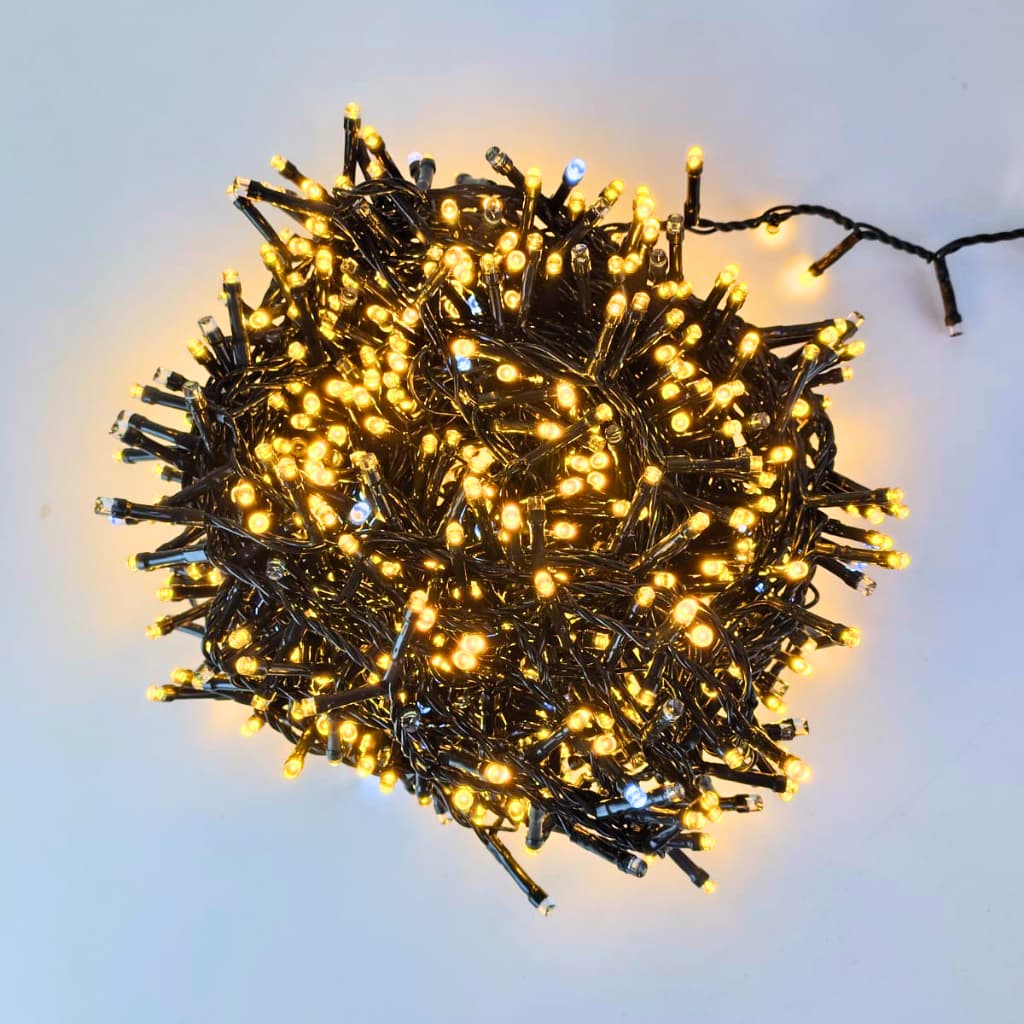 Pisca Natal 20m 900 Leds Quente C/ Strobo Branco Frio Bivolt